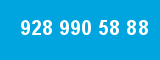 928 990 58 88 928 990 58 88